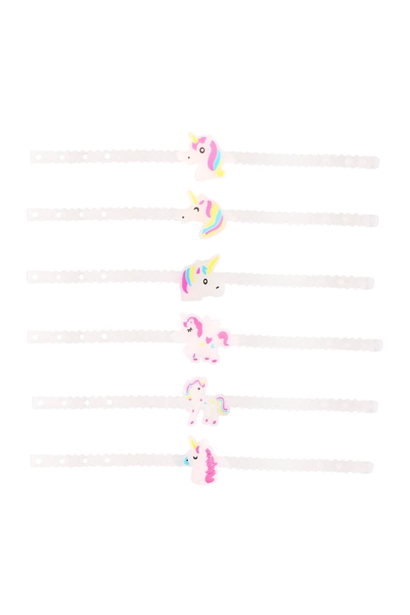 12-Piece Glow Flash Bracelets Set with Cartoon Design for Kids and Children