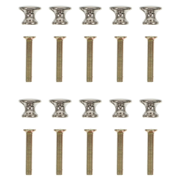 Mutmorningal 20 Sets Mini Mushroom Cabinet Knobs and Pulls for Jewelry Boxes, Drawer Handles, Replacement Parts