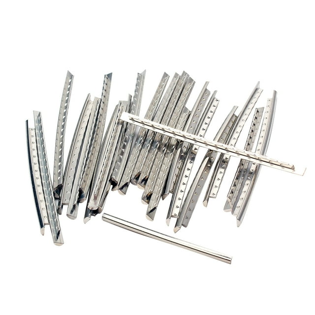 Mutmorningal 24PCS 24 Fret Metal Guitar Fret Wire 2.9mm Electric Bass