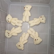 DRAFIDEEP Plush Mini Graduation Bear Set 2Pcs Beige First Birthday Gifts for Girls Soft Cuddly Toy