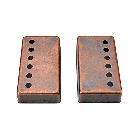 Mutmorningal 2-Pack Metal Electric Guitar Pickup Covers Replacement Set for Electric Guitar Parts Accessories