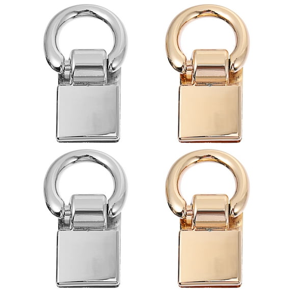 Mutmorningal 4-Pack Metal Buckles for Chain Straps, Adjustable Purse Chain Clasps, Bag Strap Connectors and Accessories