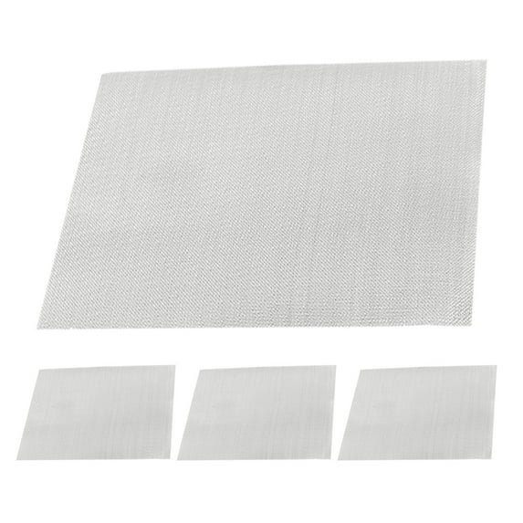 Mutmorningal 4-Pack Stainless Steel Metal Mesh Screens, Architectural Wire Mesh for Bumper Repair, Welding, and Protective Screening