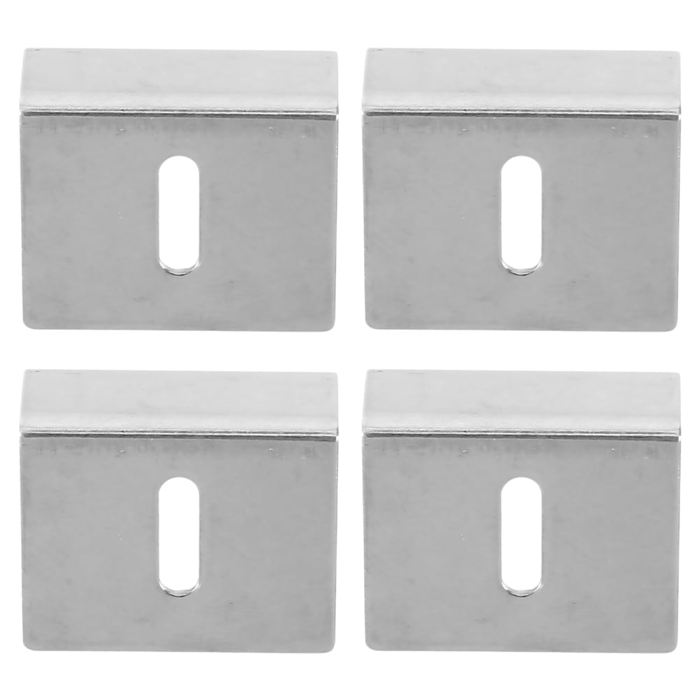 4 Pcs Metal Mirror Clips Heavy Duty Wall Mount Kit for Frameless Mirror