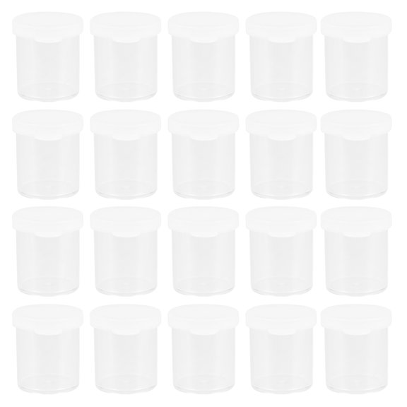 Mutmorningal 50 Pieces Individual Paint Box Nail Storage Container Bead Organizer Nail
