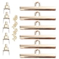 thumbnail image 1 of Mutmorningal 6pcs Metal Bag Clasps for Women Handcrafts, Golden Clasps for Bag Making and Repairs, 1 of 10