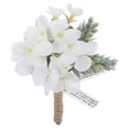 thumbnail image 1 of Mutmorningal Artificial Flower Boutonniere for Bride and Groom, Wedding Decoration Accessory for Special Occasions, 1 of 10