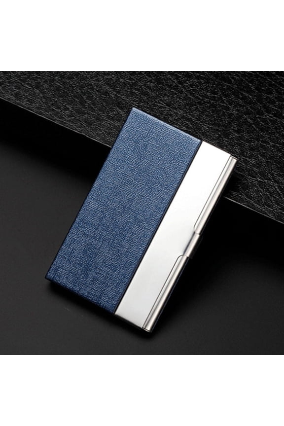 Business Card Holder Box for Men, Credit Card Organizer Case, Stylish Card Storage Box for Business Cards