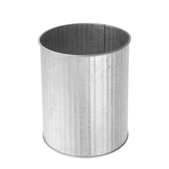 Mutmorningal Galvanized Metal Bucket Planter Pot Decorative Tin Flower Buckets Farmhouse Vintage Style Plant Holder for Indoor Outdoor Use