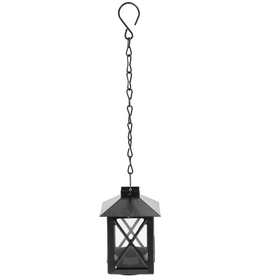 Mutmorningal Rustic Hanging Lantern Tealight Holder Wall Candlestick for Garden Outdoor Wedding Decoration