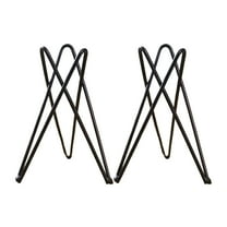 Mutmorningal Tripot, Planter Stand Flower Pot Living Room Decor for Home Gardening 2pcs ( Black )