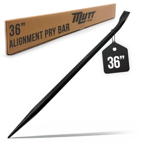 Mutt Tools 36 Inch Heavy Duty Alignment Pry Bar Professional-Grade Sleever Bar For Line-Up & Spud Work Ideal for Ironworkers, Construction, & Industrial Use