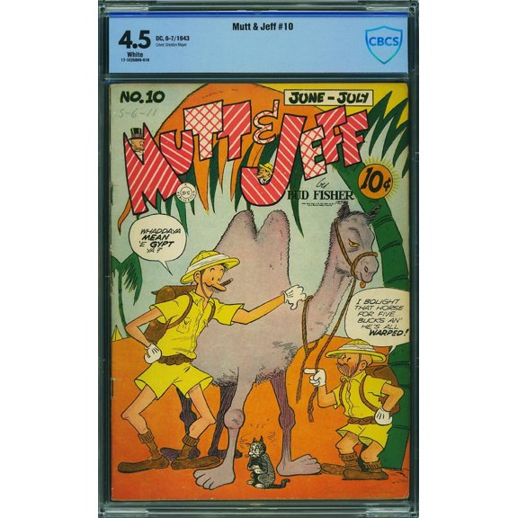Mutt and Jeff #10 - CBCS 4.5 Comic Book