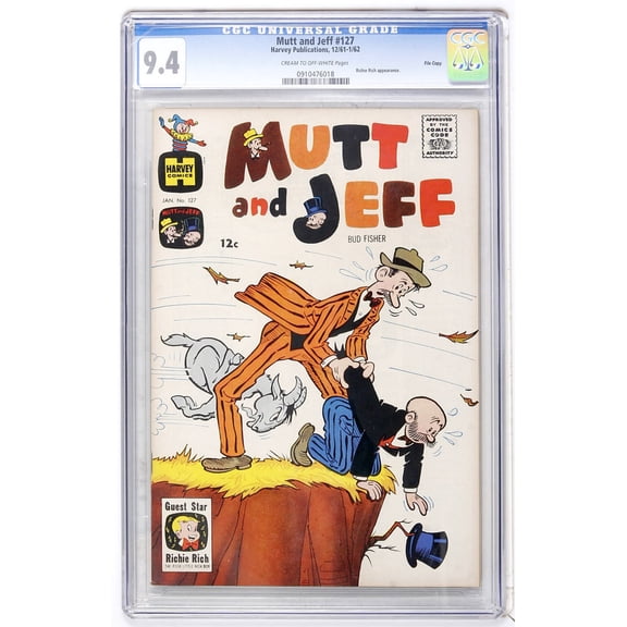 Mutt and Jeff #127 - CGC 9.4 Comic Book