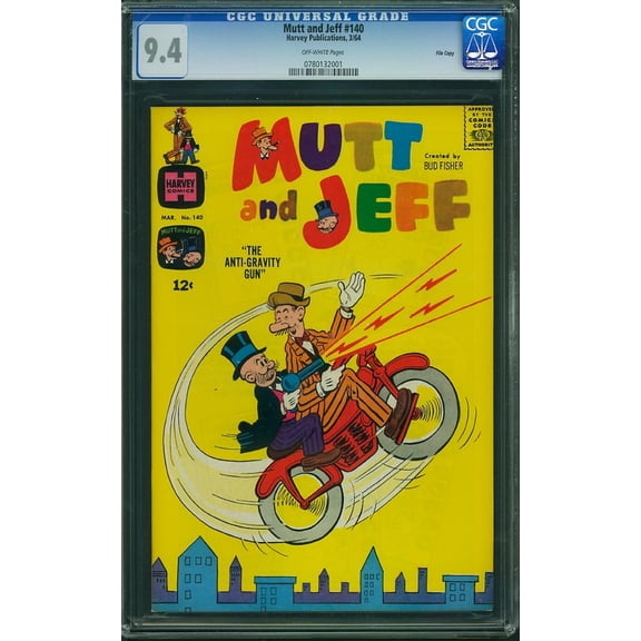Mutt and Jeff #140 - CGC 9.4 Comic Book