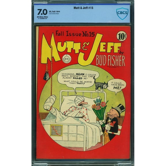 Mutt and Jeff #15 - CBCS 7 Comic Book