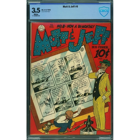 Mutt and Jeff #8 - CBCS 3.5 Comic Book