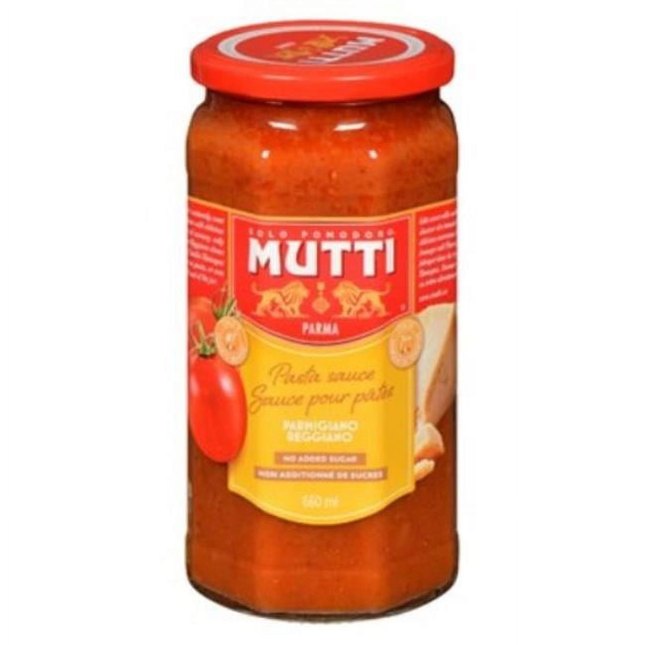 Mutti 24 oz Parmigiano Reggiano Cheese Pasta Sauce Pack of 6