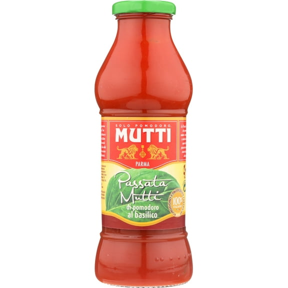 Mutti 300880 14 oz Pasta Puree wth Basil Sauce, Pack of 12