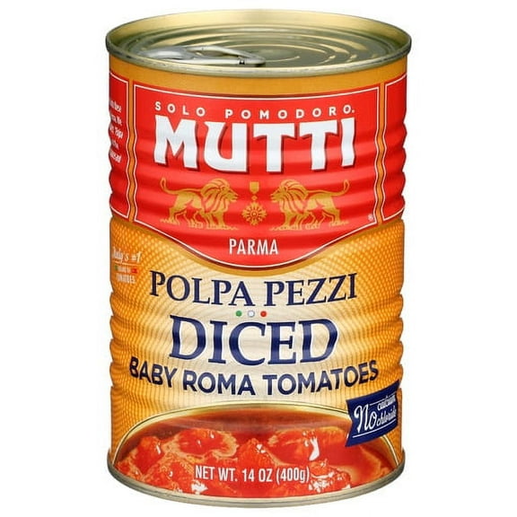 (Pack Of 12) Mutti Diced Tomatoes Baby Roma 14 Oz