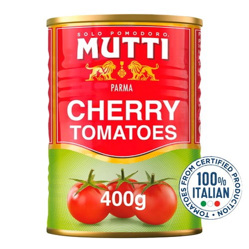 Mutti Italian Cherry Tomatoes - Sweet & Intense 400g, British Import (Pack of 3)