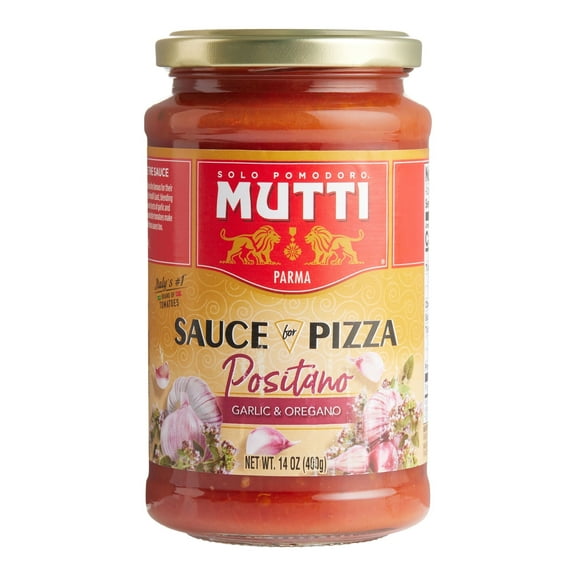 Mutti Positano Garlic and Oregano Pizza Sauce 14 oz. Pack of 2