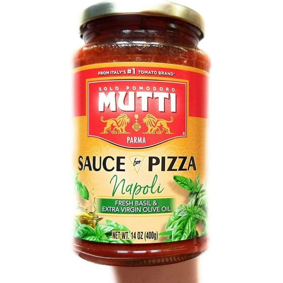 Mutti - Sauce Pizza Basil Evoo - Case of 3-14 Oz Each