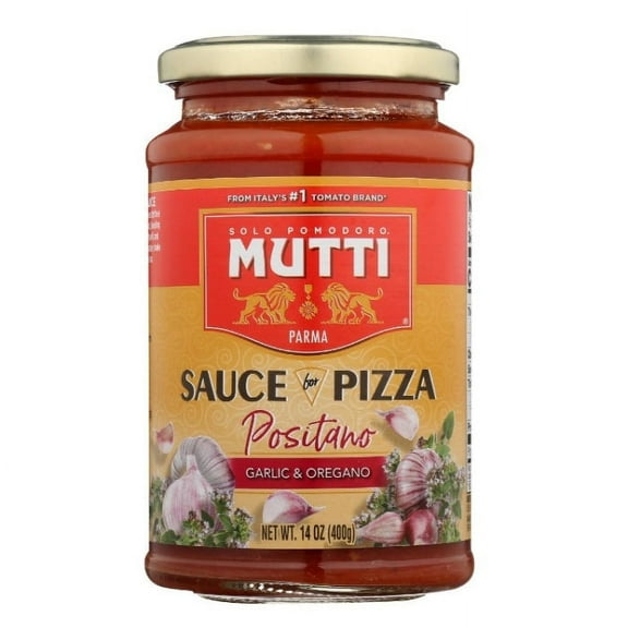 Mutti - Sauce Pizza Garlic Oregno - Case of 6 - 14 OZ