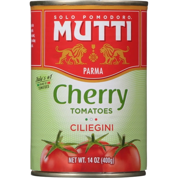 Mutti - Sweet and Succulent Cherry Tomatoes for Cooking - 14 OZ, Case of 12