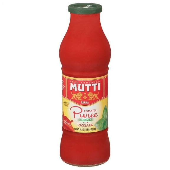 Mutti Tomato Puree with Basil - 24.5 oz