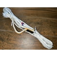 thumbnail image 1 of Mutton Rope Poly 5/5 Right & Left Hand- 13/16" x 7/8" Soft - EPT Mutton Riding Rope 7' (White, 7 Ft), 1 of 8