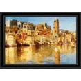 thumbnail image 1 of Muttra 40x28 Large Black Ornate Wood Framed Canvas Art by Edwin Lord Weeks, 1 of 2
