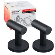 Mutuactor 2-Hook Coat Rack, Black Mutuactor Coat Hook, 2 Count