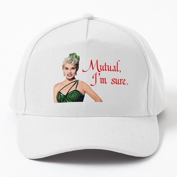 Mutual I'm Sure Baseball Hat, White Christmas Green Movie Quote Design, Classic Cap
