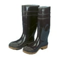 thumbnail image 1 of Mutual Industries 16" PVC Sock Boots With Plain Toe Black Size 9 14502-1-9, 1 of 1