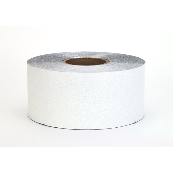 Mutual Industries "17792 Construction Grade Foil Backed Pavement Marking Adhesive Tape, 100 yds Length x 4"" Width, White", one Size (17792-10-4000)