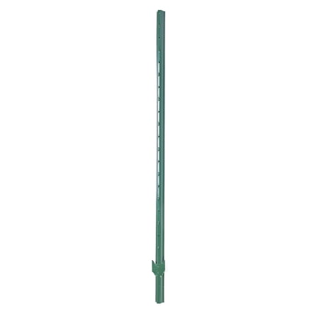 Mutual Industries Heavy-Duty 72"2" Steel Channel Post Steel 150/Pallet (14645-6)