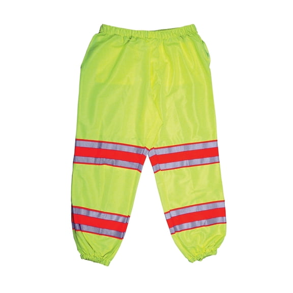 Mutual Industries High Visibility Pants ANSI Class E Lime One Size (16328-4553)