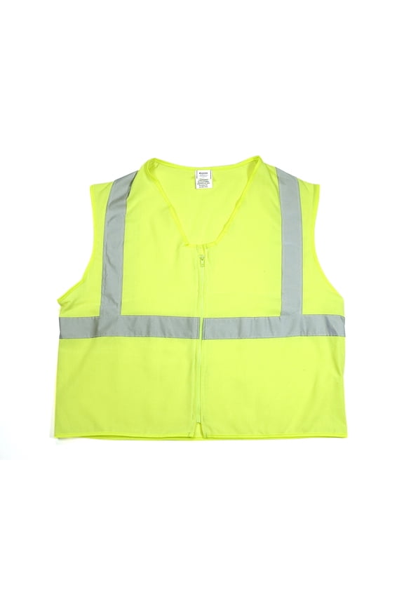 High Visibility Sleeveless Safety Vest ANSI Class R2 Lime 3XL (80070-0-106)