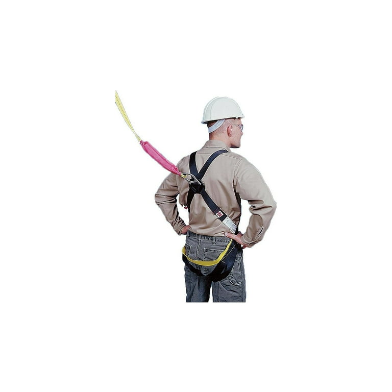 Mutual Industries Lightweight Safety Harness and Lanyard Combo With D-Ring  Universal 450 lbs.