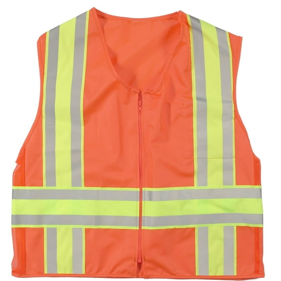 Mutual Industries MiViz High Visibility Sleeveless Safety Vest ANSI Class R2 Orange 3XL (16334-45-6)