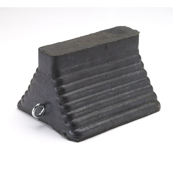Mutual Industries Molded Wheel Chock 6" x 8" x 9" Black 14643