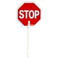 thumbnail image 1 of Mutual Industries Reflective "STOP"/"SLOW" Temporary Traffic Control Sign Paddle 24" x 24" Plastic, 1 of 1