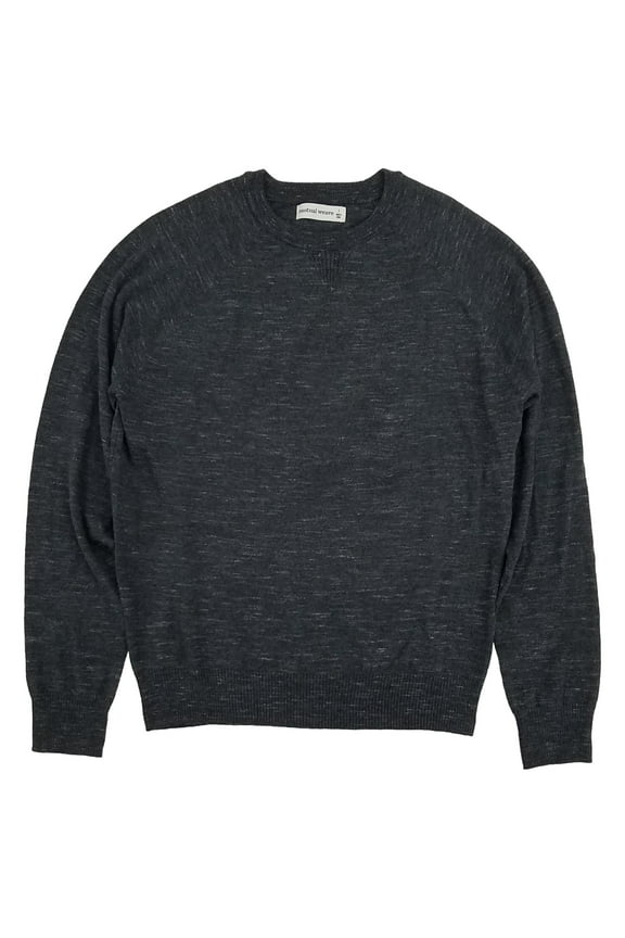 Mens Big & Tall Dark Gray Heather Lightweight Pullover Sweater XLT