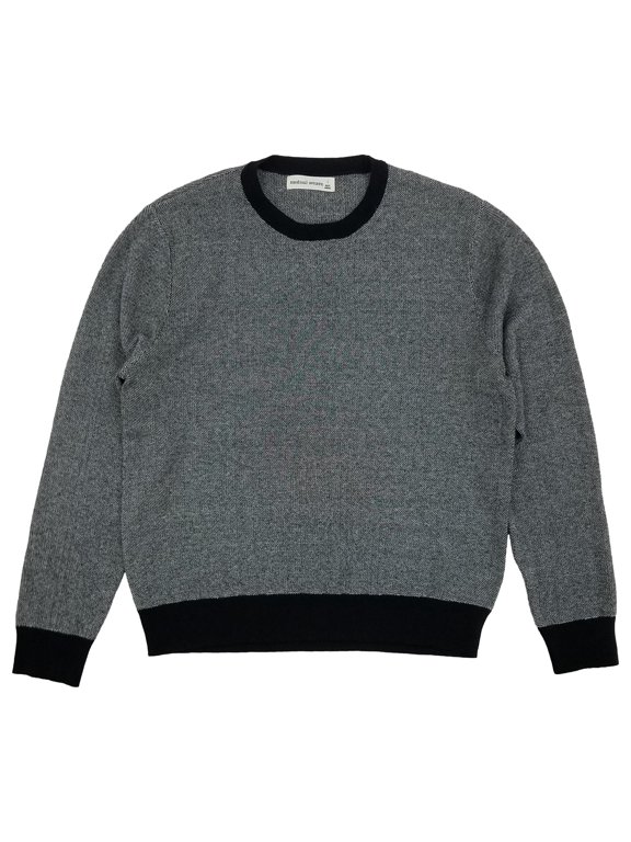 Mens Black Ivory Pullover Sweater Large