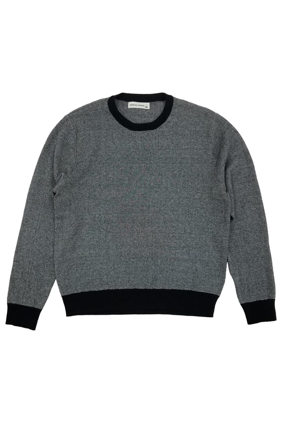 Mens Black Ivory Pullover Sweater Large