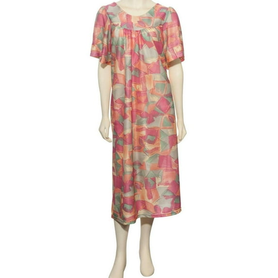 Muu Muu Loose Float Short Sleeve Dress