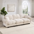 thumbnail image 1 of Nkurdsu 104" Oversized Modular Cloud Sofa, 3 Seater Chenille Couch for Living Room, Beige, 1 of 7