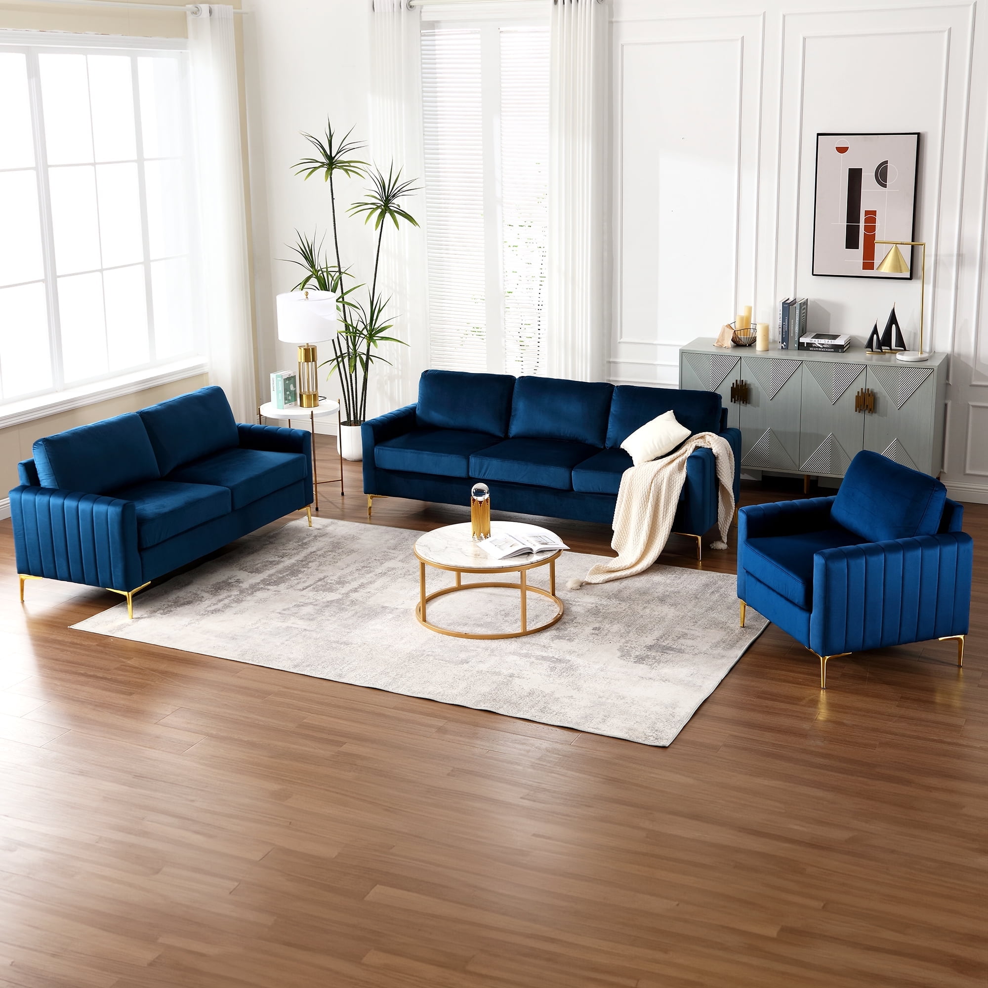 Velvet Living Room Couch