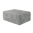 thumbnail image 1 of Muumblus 37.4" Sofa Ottoman, No Assembly Required, Gray Corduroy, 1 of 4